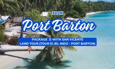 PORT BARTON PACKAGE 3: WITH SAN VICENTE LAND TOUR (TOUR E) (EN – PB)